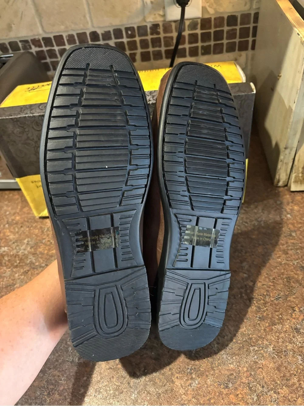 Men’s Brown Slip-On Loafers